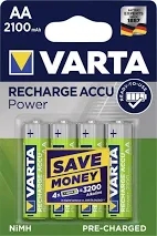BATTERIJ OPLAADBAAR VARTA 4XAA 2100MAH READY2USE ()